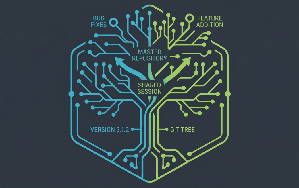 Worktree sessions tree icon